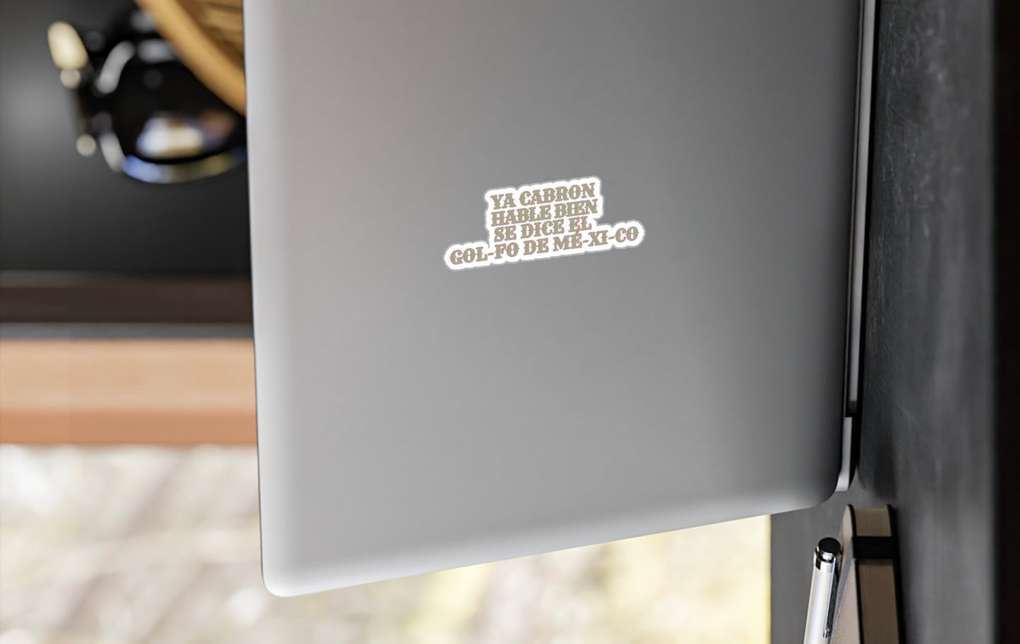 'Se Dice El Gol-fo De Mé-xi-co' Satire Sticker